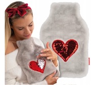 TERMOFOR DUŻY OGRZEWACZ PLUSZOWY  GUMOWY NA WODĘ