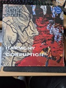 NAPALM DEATH "HARMONY CORRUPTION" winyl blue limited edition