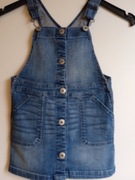 Sukienka jeans - dla dziewczynki - roz.116 -