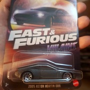 HOT WHEELS 2005 ASTON MARTIN DB9 FAST&FURIOUS  Villains