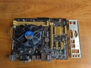 Płyta główna Asus H81M-E LGA 1150 + Intel I3 4130 + cooler + zaślepka