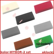 LEGO 3069b PŁYTKA 1x2 gładka biały brązowy czarny czerwony szary zielony