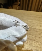 Minimalistyczne kolczyki z kamieniami - srebro 925 (sztyfty)