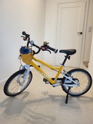 Rower dzieciecy WOOM 3 żółty, super lekki, idealny na start 