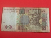 Banknot 2 hrywny. 2011.  Ukraina.Ciekawy numer 1771.