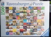 Puzzle 1500 Ravensburger 99 ROWERÓW