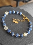 Cytryn i lapis lazuli