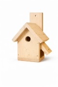 Budka lęgowa dla ptaków, drewniana budka lęgowa, dla sikorek i wróbli