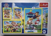 Puzzle Trefl Psi Patrol 4w1