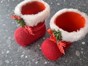 ozdoba dekoracja bożonarodzeniowa buciki