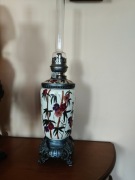 Lampa naftowa ceramiczna - R. Ditmar  - przeł.XIX/XX w.