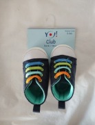 Buty buciki niechodki niemowlęce trampki bawełniane rozmiar 16