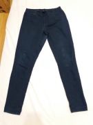 Granatowe jeansy tregginsy Esmara 40 L