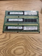 3x Samsung 8GB DDR3 ECC REG PC3L-12800R 1600MHz RAM – 24GB Uszkodzone