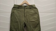 Spodnie Zara r. M khaki NOWE kieszenie LEN