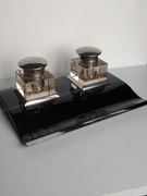 Kałamarz art deco szklany 