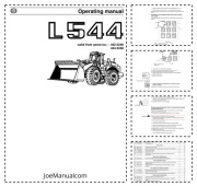 Liebherr L544 Wheel Loader Instrukcja Obsługi i Konserwacji