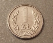 1 złoty 1990 r.  Nominał  WARIANT "A"  #2