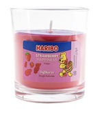 Świeca zapachowa Haribo Strawberry Happiness 135g- Truskawkowa Świeczka 