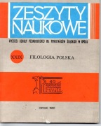Zeszyty Naukowe WSP Opole Filologia Polska XXIX-1990