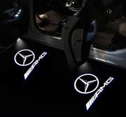 Światełka LED do drzwi AMG Mercedes-Benz – logo pod drzwi – NOWE!