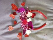 Opaska serduszka walentynki karnawał foto budka 