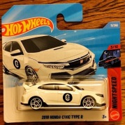 HOT WHEELS 2026 2018 Honda Civic Type R 11/250 JJH88 Autko 1:64 NOWOŚĆ