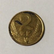 2 zł złote 1985 z obiegu 