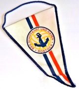 Proporczyk BSG Schiffahrt Hafen Rostock Niemcy DDR