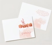 Kartka z gratulacjami, narodziny dziecka