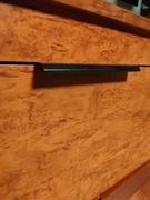 UCHWYT MEBLOWY DO SZAFEK KUCHENNYCH SZUFLAD KRAWĘDZIOWY DO MEBLI CZARNY 