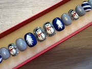 Ręcznie malowane sztuczne paznokcie,press on nails