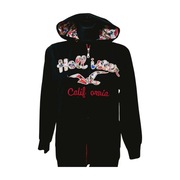 DAMSKA BLUZA HOLLISTER KWIATKI ROZMIAR S/M 100% BAWEŁNA