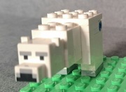 Minecraft niedźwiedź miś polarny duży