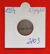 Wenezuela 25 centymów 1954r. -  srebro