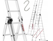 Drabina aluminiowa 3x11 HIGHER,wys.8m,zaliczka 150,dopłata 550,nowa