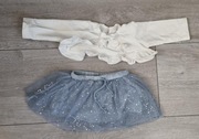 Bolerko białe i spódniczka tiulowa (dla dziecka 6m