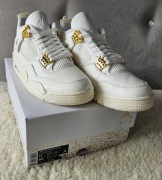 Air Jordan 4 Retro White & Gold AQ9129-170 - r. 43