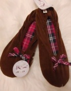 Attractive polskie baleriny,kapcie,baletki welurowe,r. 36/38