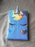 zeszyt/ notes A5 - Cekinowy jednorożec 