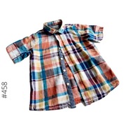 Koszula w kratę Next 4-5lat 110cm bawełna plus len