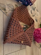 Etui na książkę szydełkowe