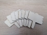 Znaczniki ETYKIETY TABLICA DO WARZYW DREWNIANA8szt