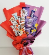 Bukiet jadalny Kinder Milka pół na pół 