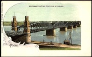 TORUŃ Thorn most Wisła ok 1900