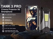 Unihertz TANK 3 PRO 200Mpx 5G 18+18/512GB PROJEKTOR NOKTOWIZOR 23800mAh 