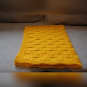 Kocyk robiony na drutach