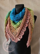 Chusta szydełkowa "Lenka", chusta na szydełku.