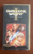Kaseta VHS z filmem „Gwiezdne Wojny - Mroczne Widmo”