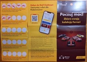 Naklejki (7 sztuk) na zakup autek Bluetooth Ferrari kolekcja Shell 2025